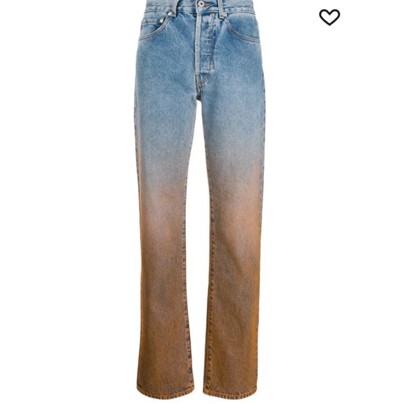 Off-White | Degrade | two-toned | Jeans | Washed blue and orange | size 28 - Picture 3 of 9